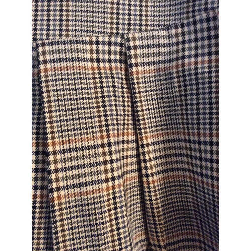 RSQ Tan and Black Plaid Pleated Mini Skirt - Picture 3 of 5